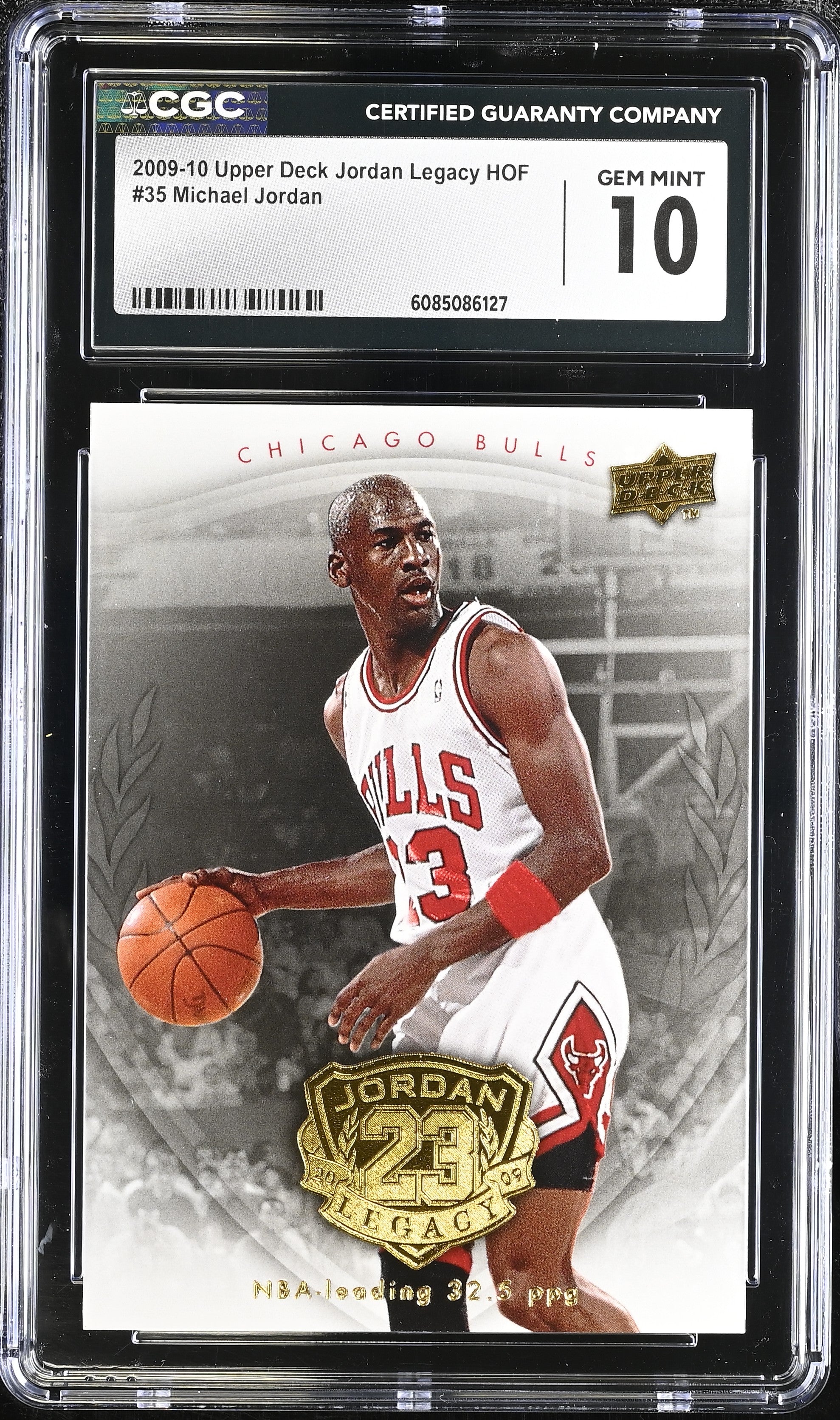 2009-10 Jordan Legacy HOF Upper Deck #35 Michael Jordan CGC 10