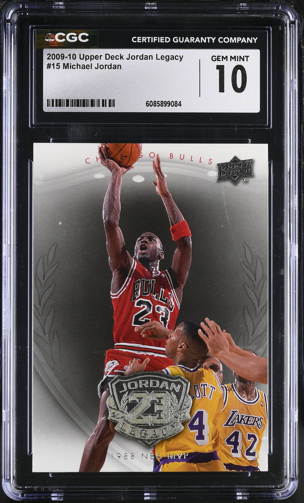 2009-10 Jordan Legacy Upper Deck #15 Michael Jordan CGC 10