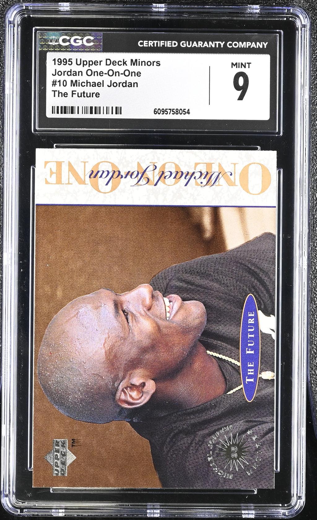 1995 Minors Upper Deck #10 Michael Jordan CGC 9