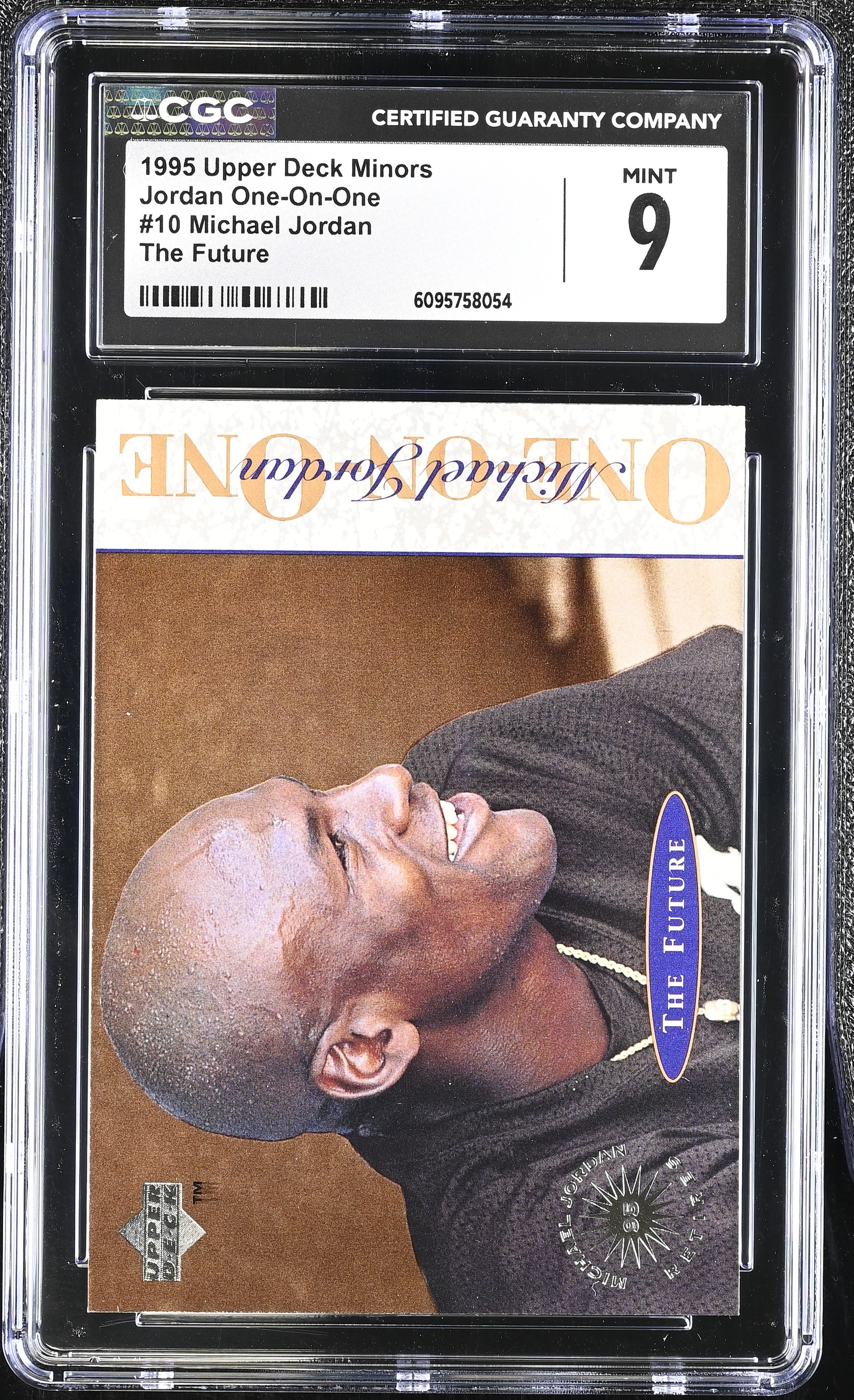 1995 Minors Upper Deck #10 Michael Jordan CGC 9