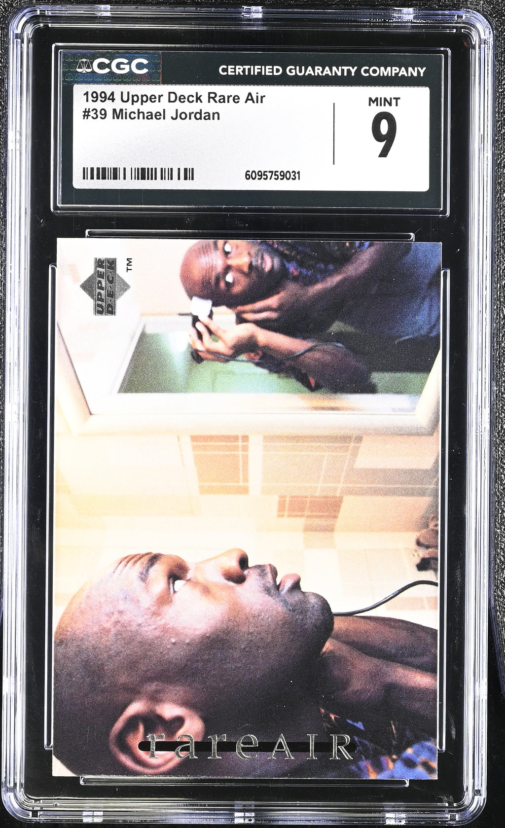 1994 Rare Air Upper Deck #39 Michael Jordan CGC 9