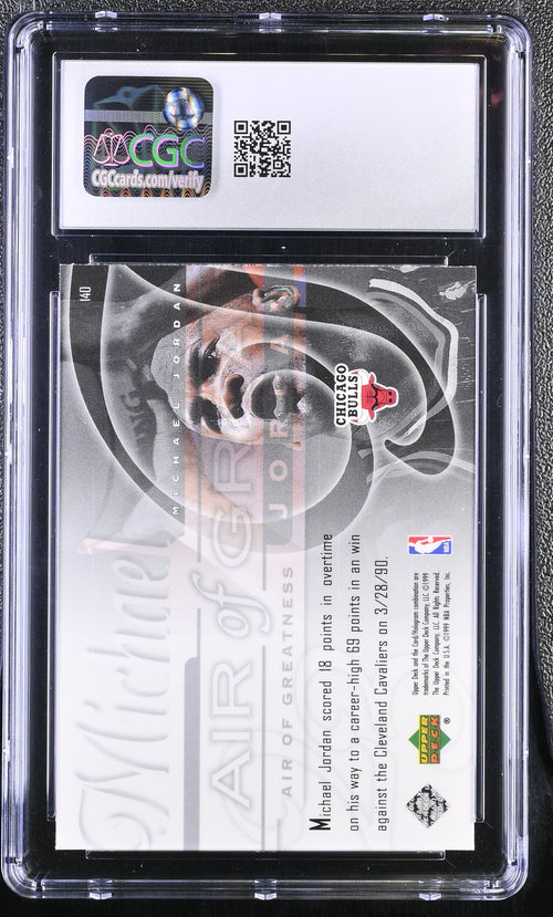 1999-00 Michael Jordan Upper Deck #140 CGC