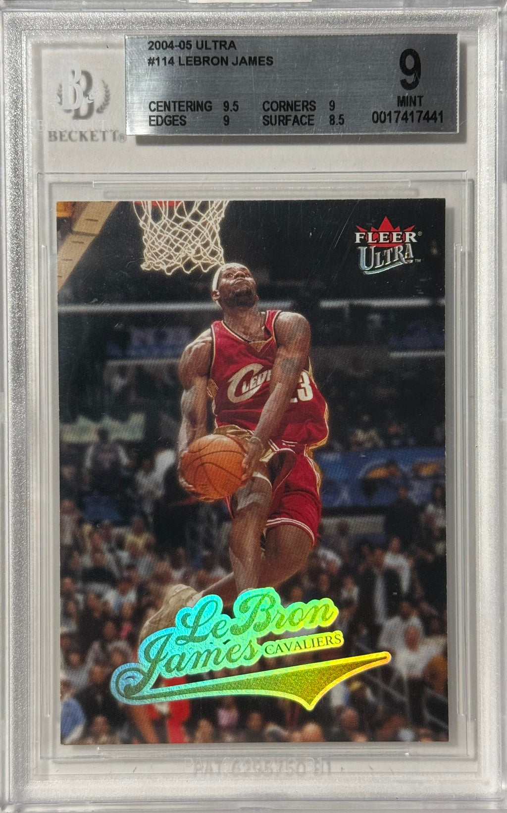 2004-05 Ultra #114 LeBron James BGS 9