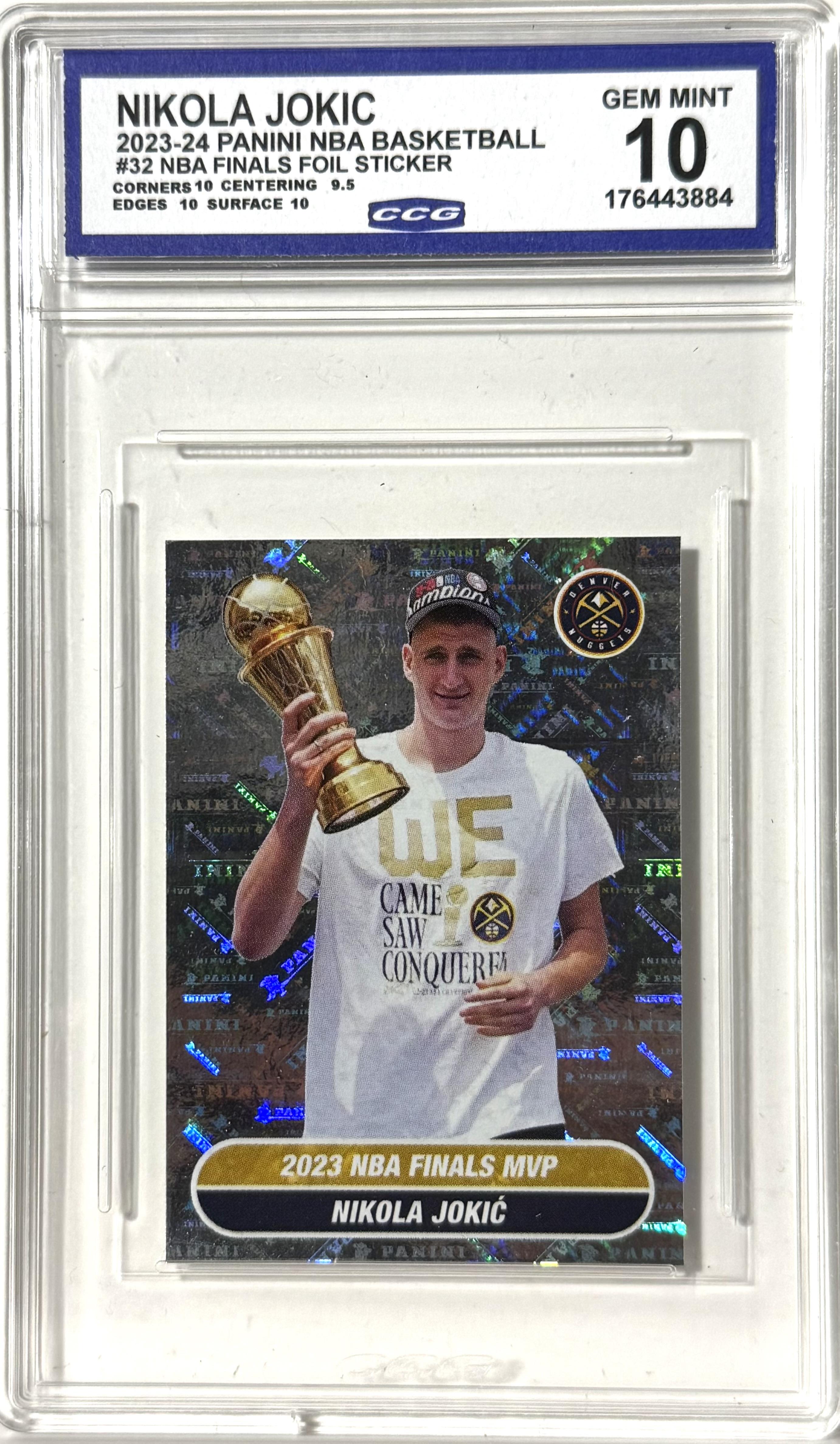 2023-24 Panini NBA Sticker & Card Collect Nikola Jokic Denver Nuggets CCG 10#32