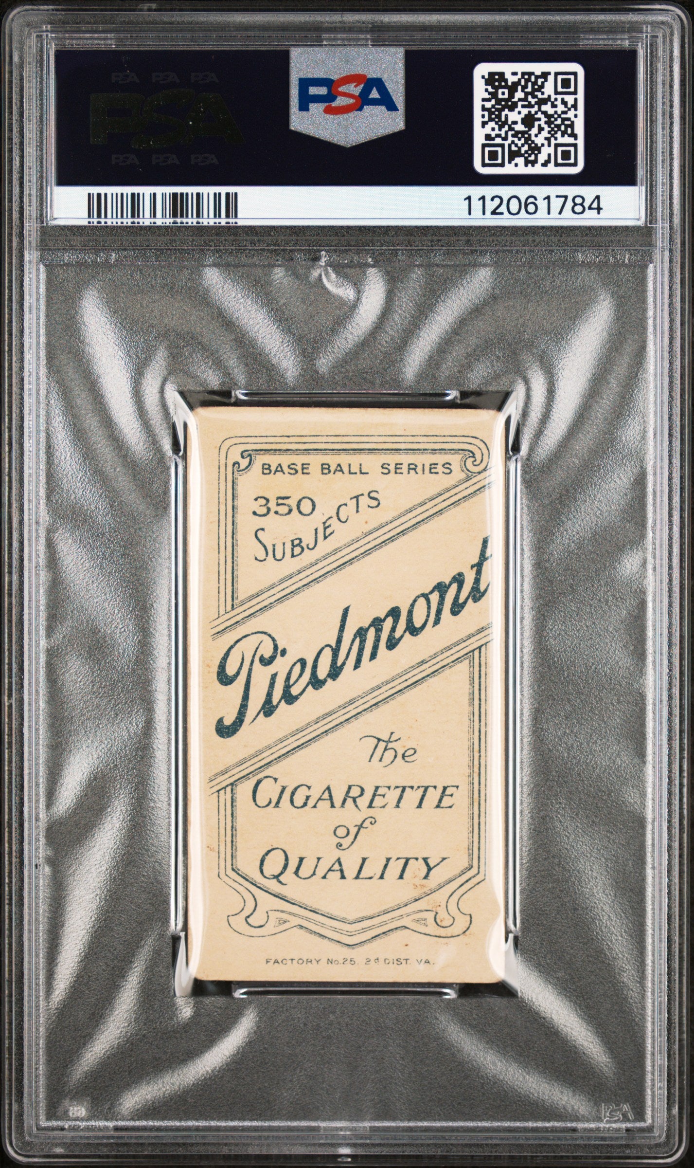 1909-11 T206 Piedmont 350 # Dolly Gray PSA 2.5