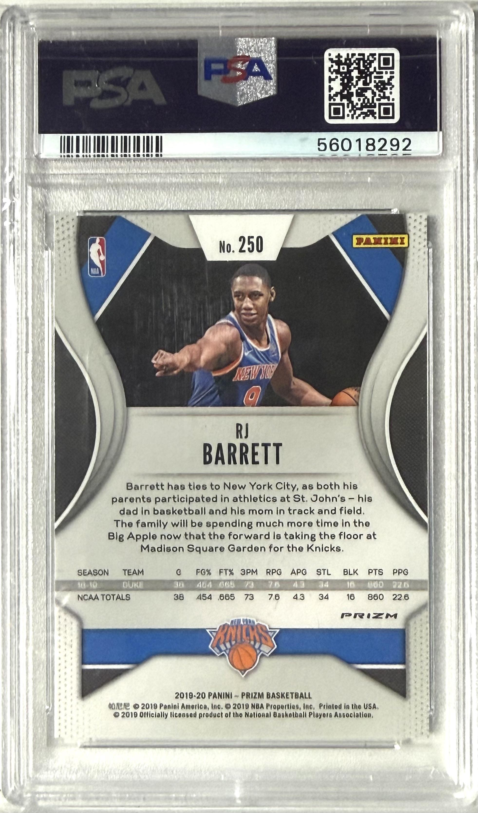 2019 Panini Prizm # Green Prizm PSA 10