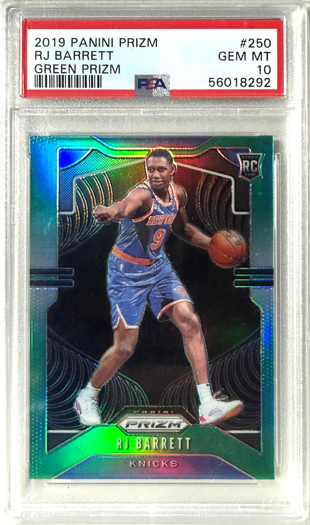2019 Panini Prizm # Green Prizm PSA 10