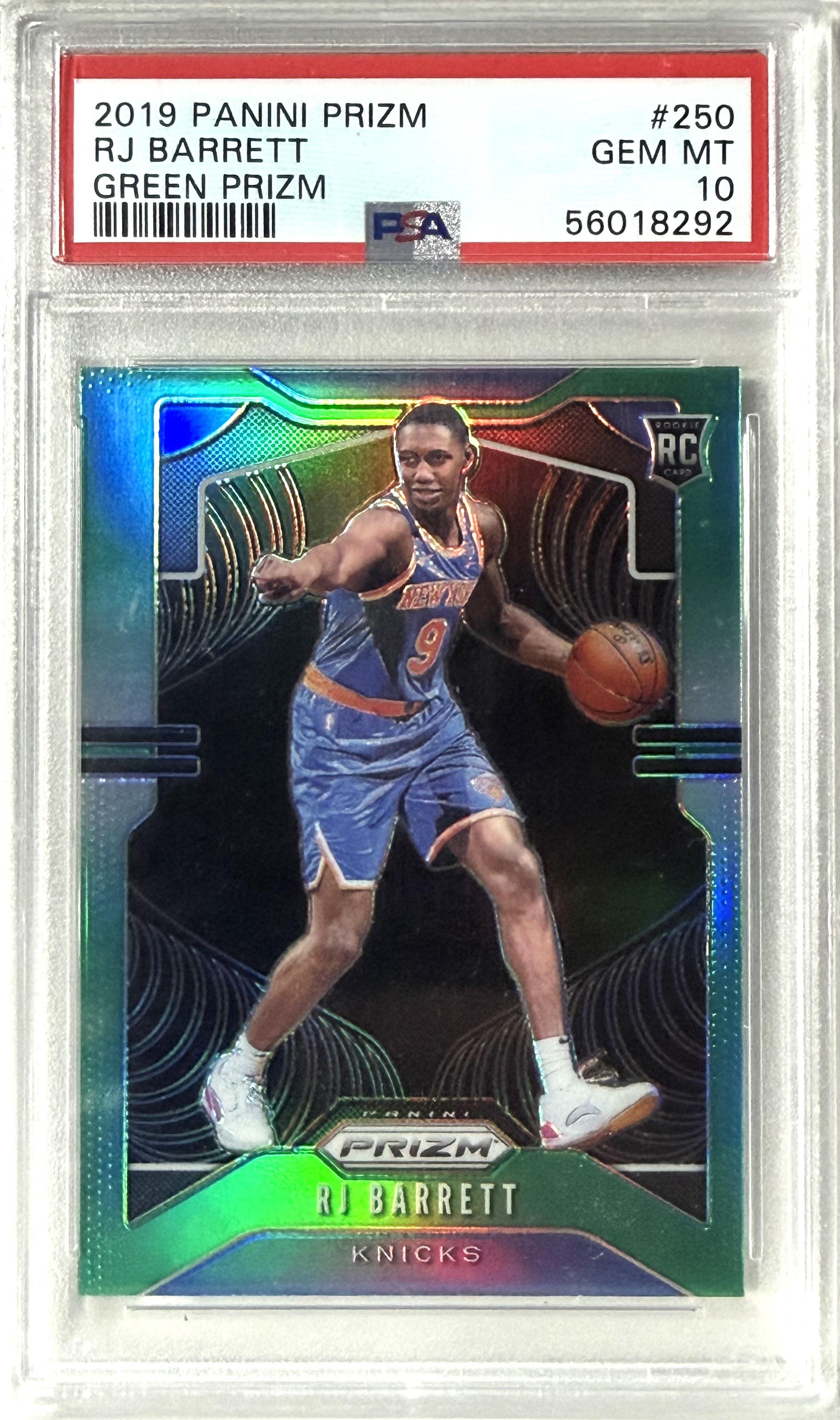 2019 Panini Prizm # Green Prizm PSA 10