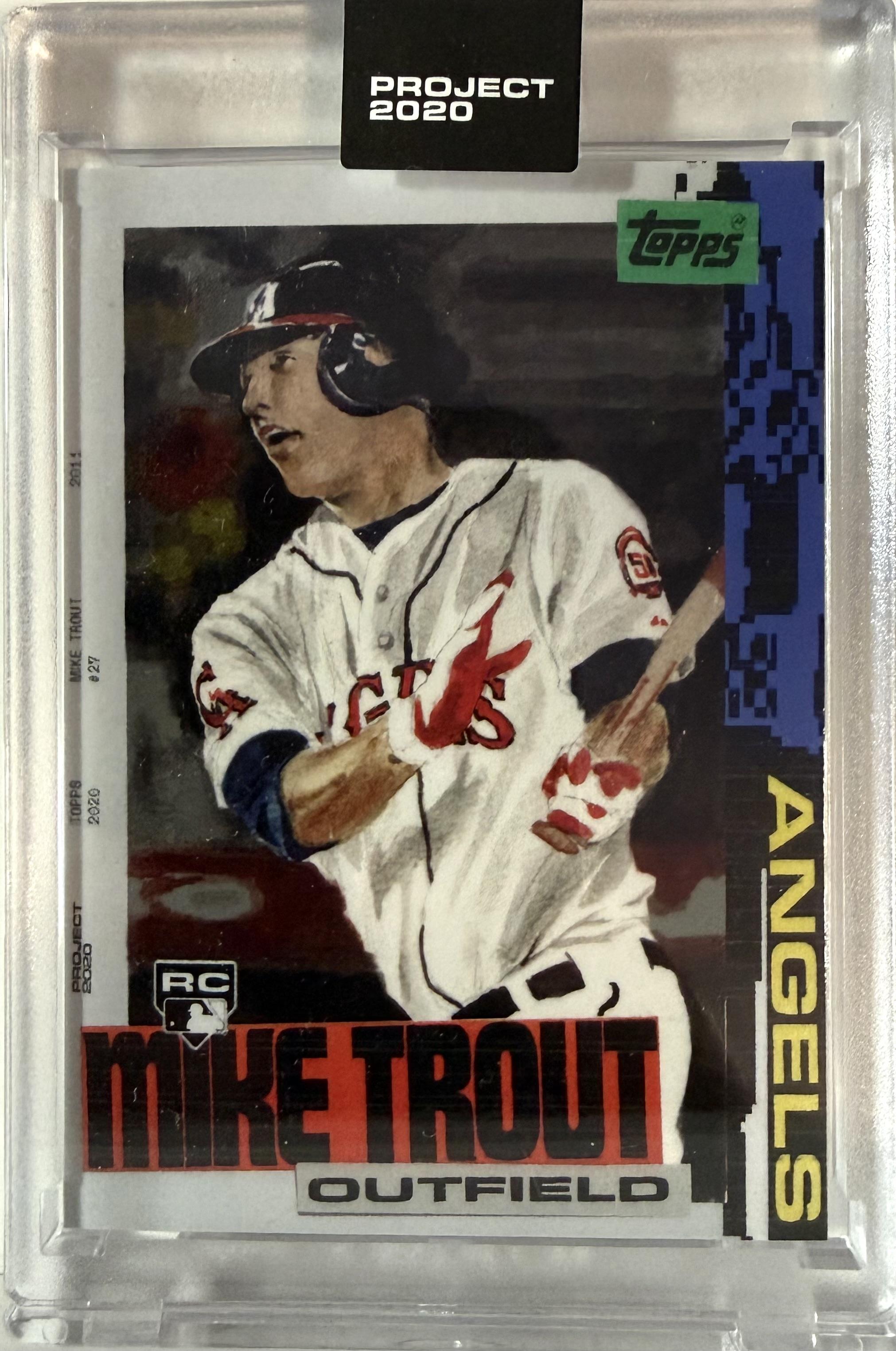 2020 Topps Project 2020 Mike Trout #85 by Artist Jacob Rochester