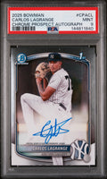 2025 Bowman Chrome Prospect Autographs Carlos Lagrange #CPACL PSA 9