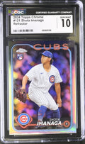 2024 Chrome Shota Imanaga Topps #121 CGC 10
