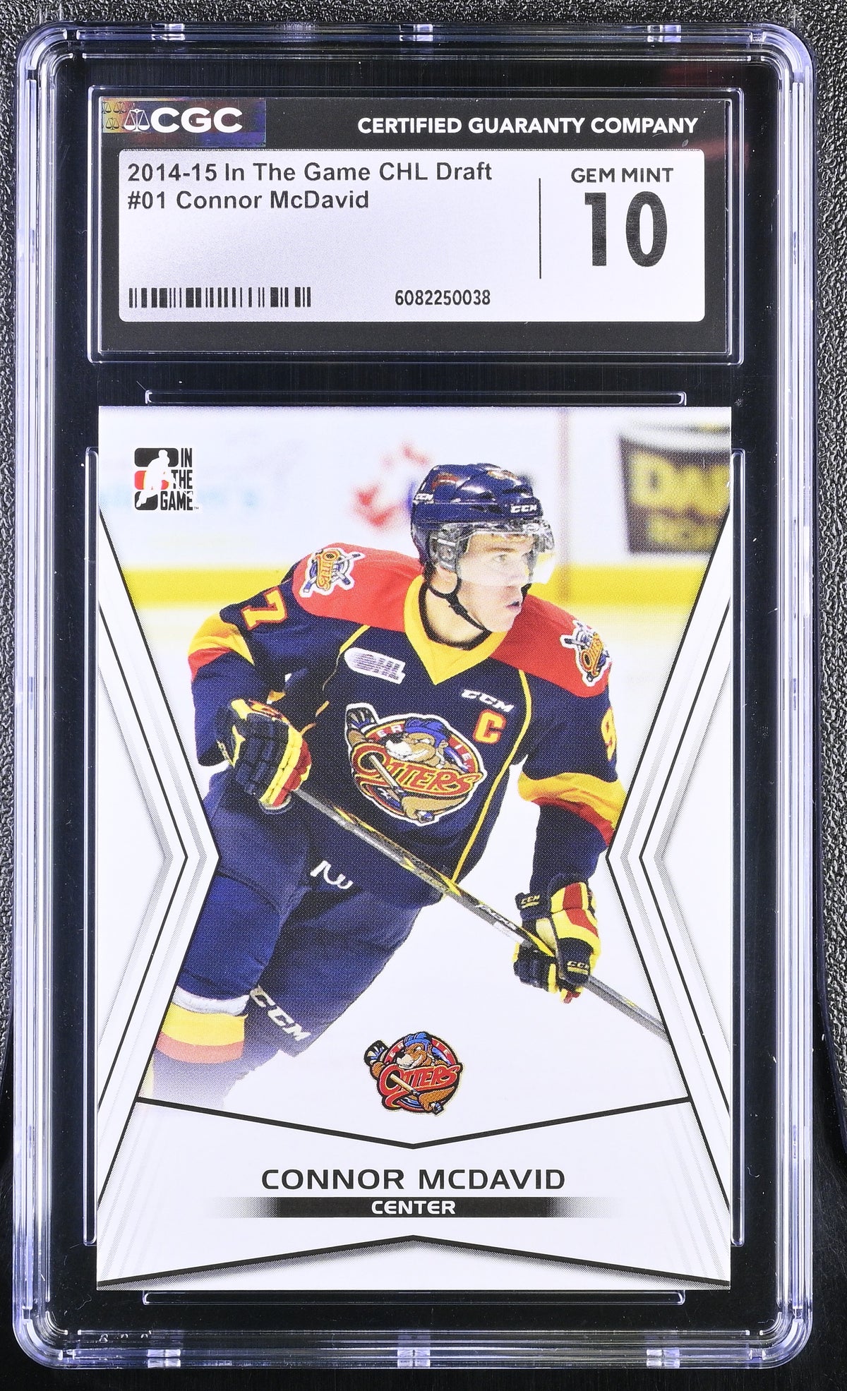 2014-15 CHL Draft In The Game #01 Connor McDavid CGC 10