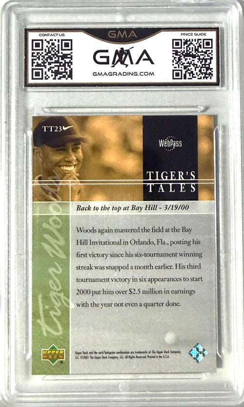 2001 Tiger's Tales Upper Deck #TT23 GMA 9