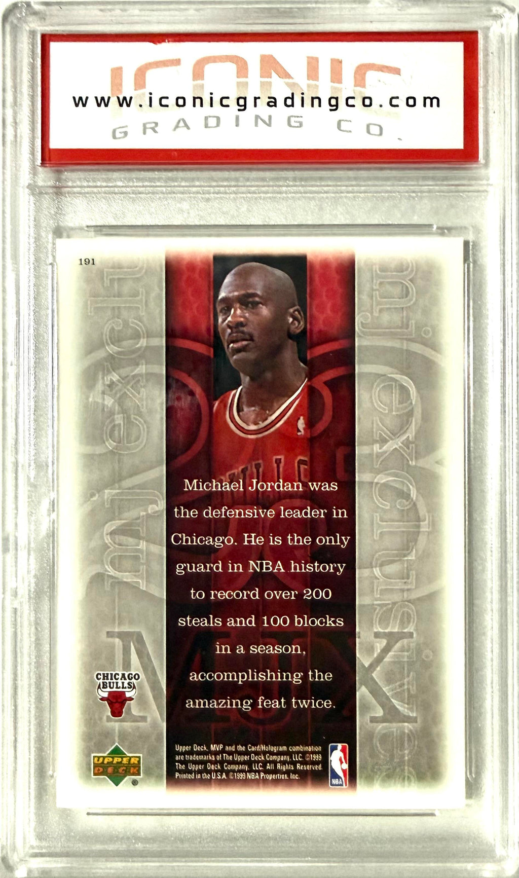 1999-00 Upper Deck MVP #191 Michael Jordan Silver Script Other 10