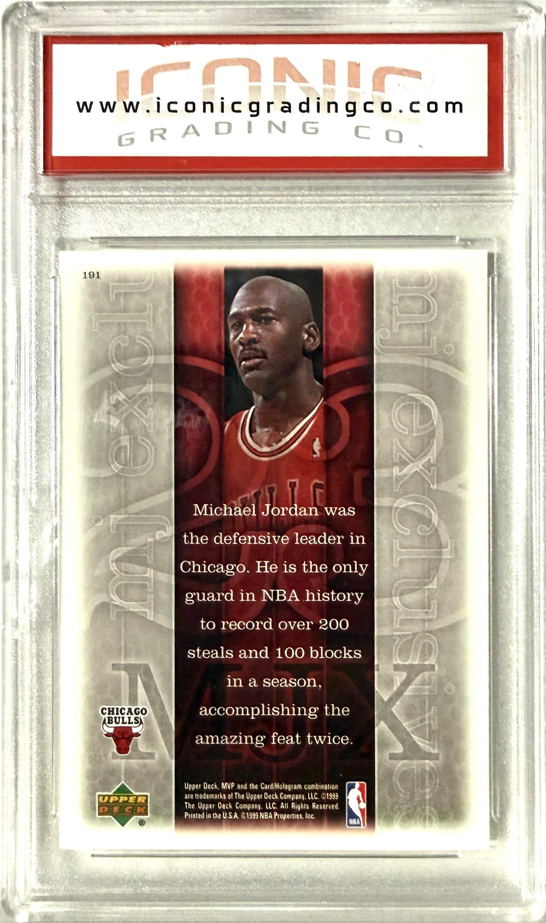 1999-00 Upper Deck MVP #191 Michael Jordan Silver Script Other 10