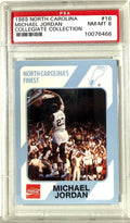 1989 Collegiate Collection North Carolina's Finest #16 Michael Jordan PSA 8
