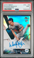 2018 Finest Autographs #FA-WB Walker Buehler PSA 9