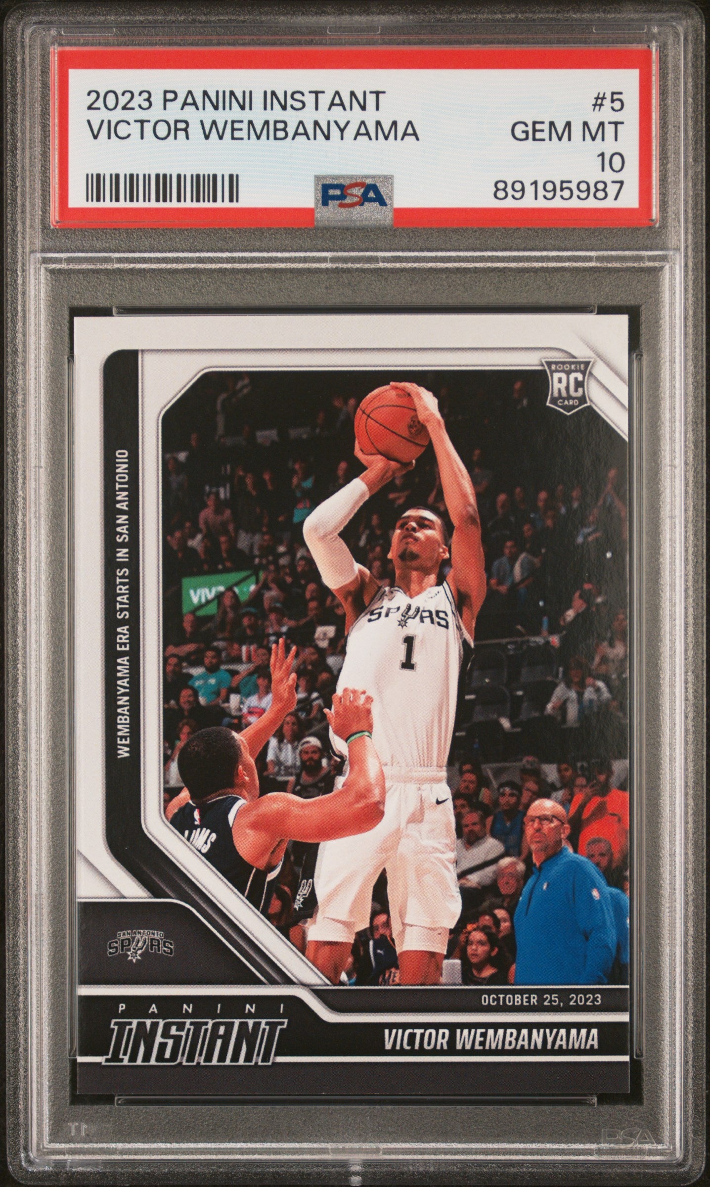 2023 Panini Instant #5 Victor Wembanyama PSA 10