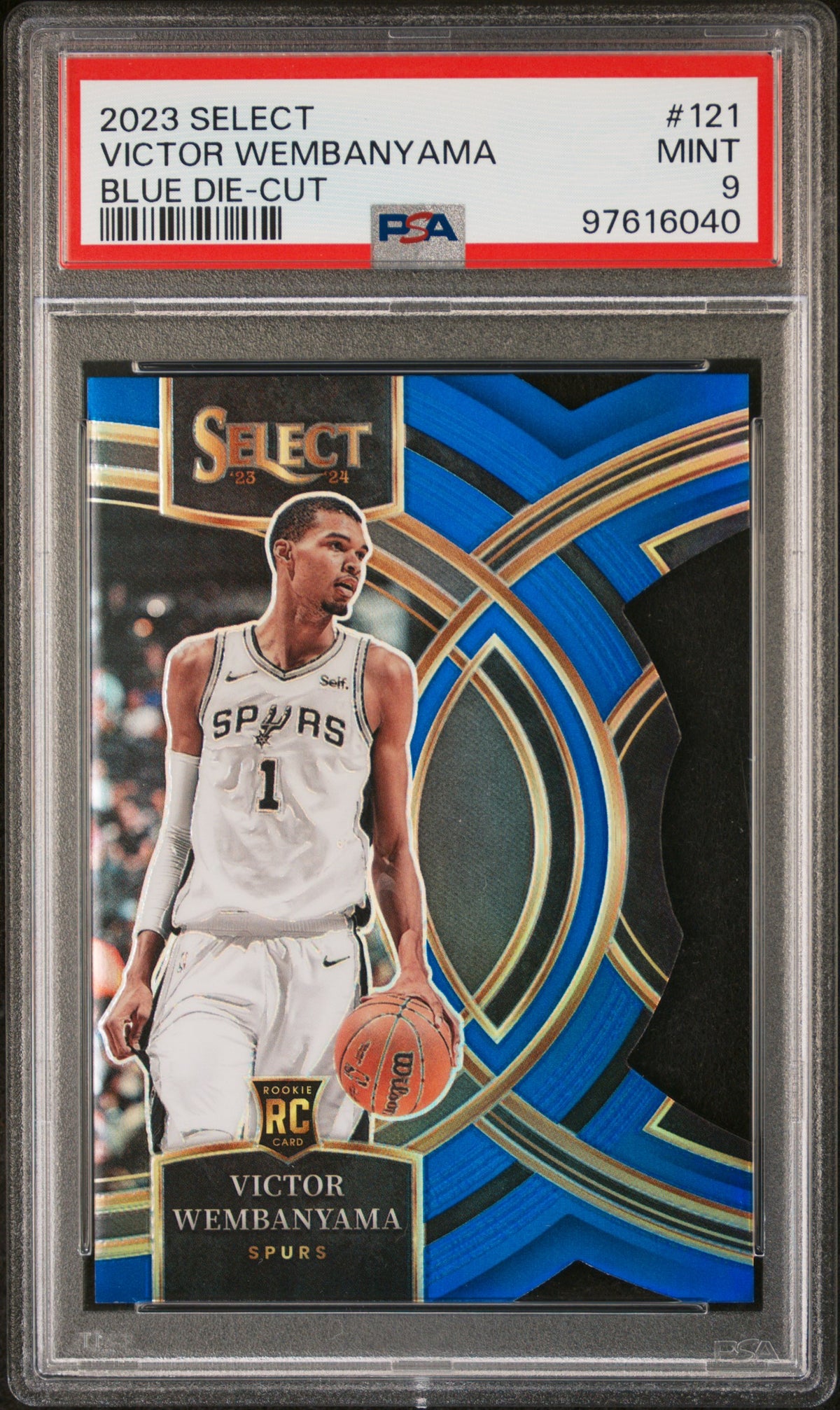 2023 Panini Select #121 Victor Wembanyama PSA 9