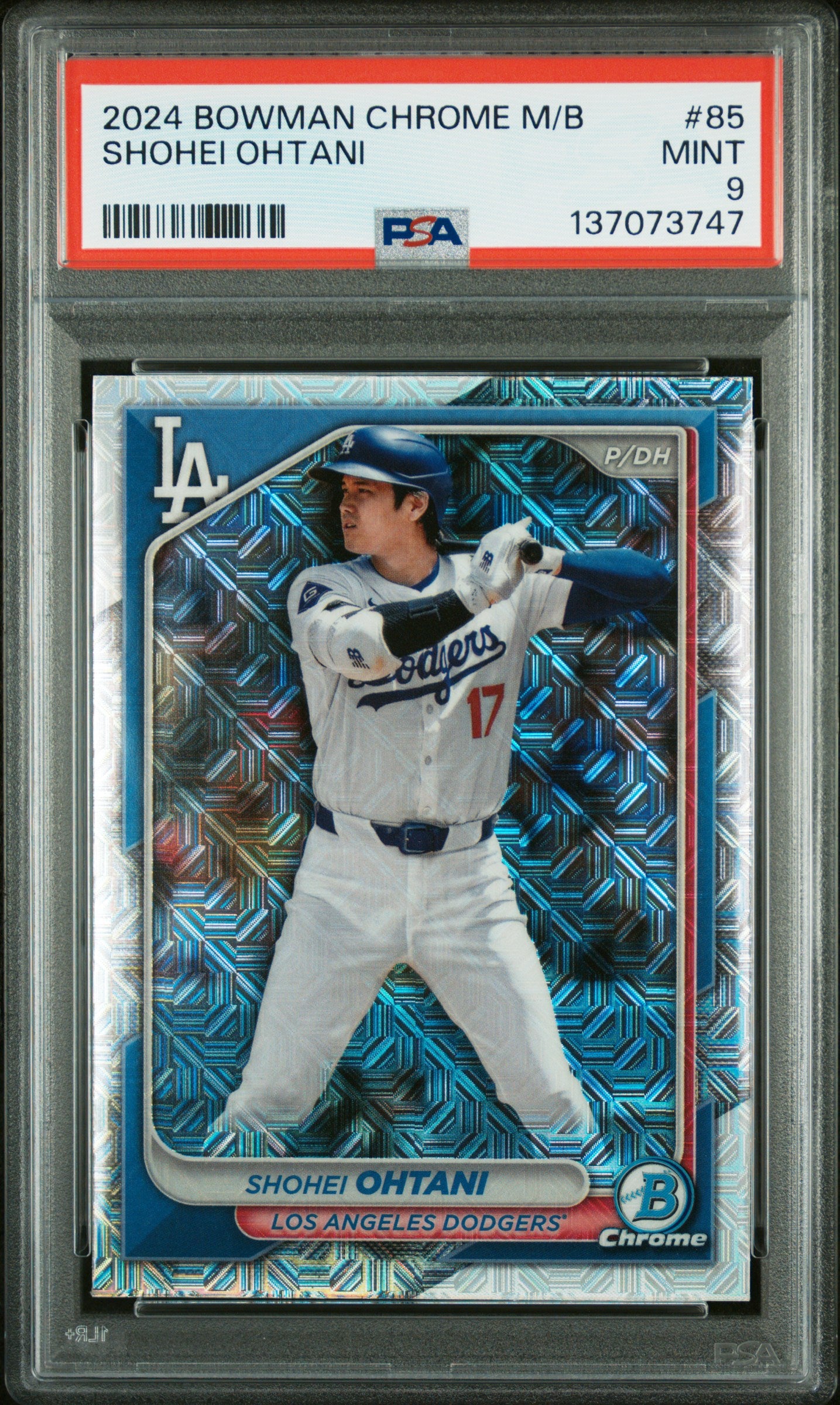 2024 Bowman Chrome Mega Box #85 Shohei Ohtani PSA 9