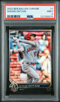2022 Topps Chrome Ben Baller #1 Shohei Ohtani PSA 9