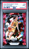 2024 Panini Prizm Draft Picks All-American #23 Caitlin Clark PSA 9