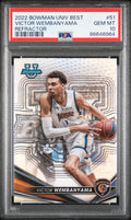 2022 Bowman University Best #51 Victor Wembanyama PSA 10