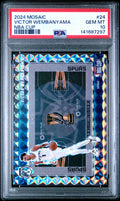 2024 Panini Mosaic NBA Cup #24 Victor Wembanyama PSA 10
