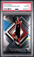 2023 Topps Finest #271 Victor Wembanyama PSA 10