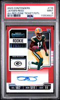2023 Panini Contenders #118 Jayden Reed PSA 9