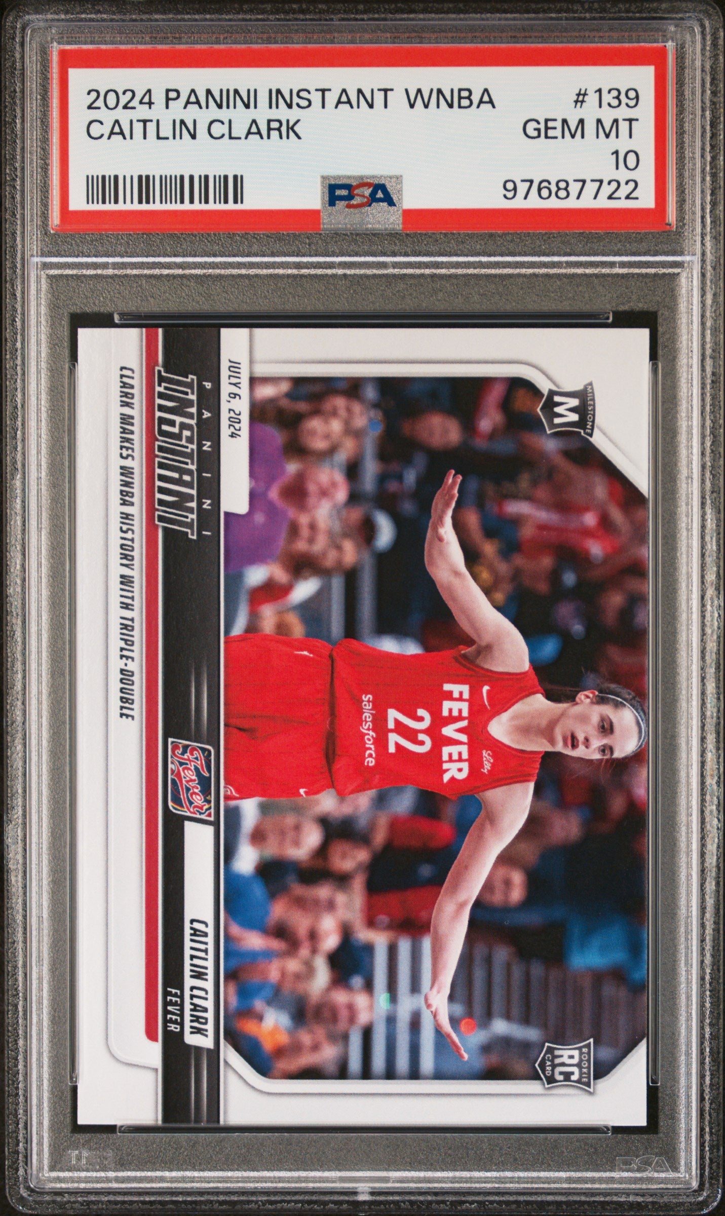 2024 Panini Instant Wnba #139 Caitlin Clark PSA 10