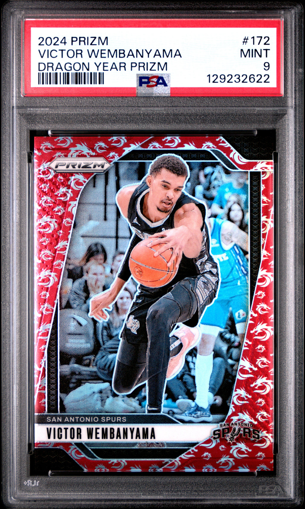 2024 Panini Prizm #172 Victor Wembanyama PSA 9