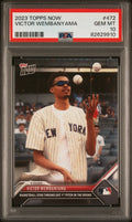 2023 Topps Now #472 Victor Wembanyama PSA 10