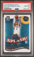 2023 Panini Donruss Optic Splash #6 Victor Wembanyama PSA 10
