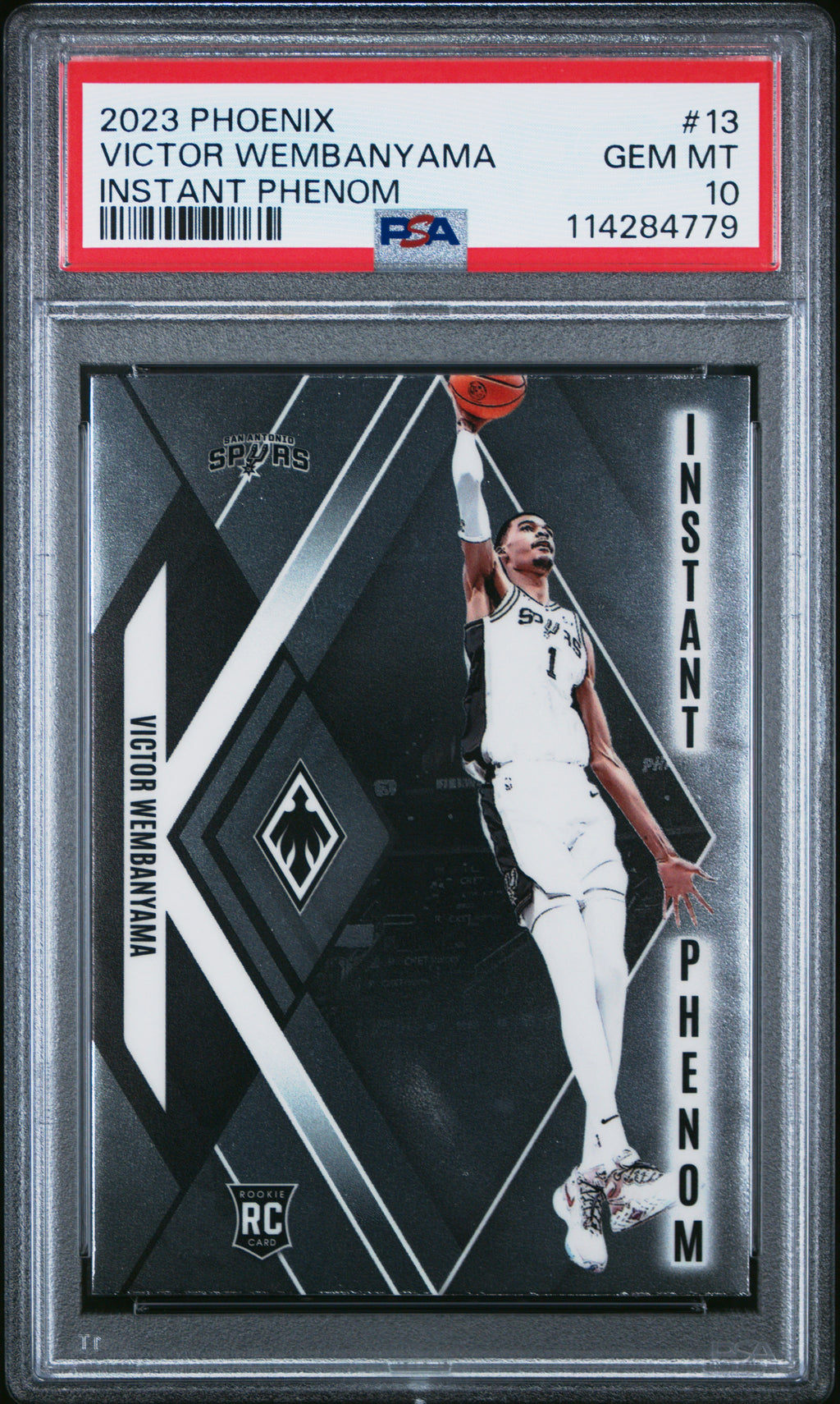 2023 Panini Phoenix Instant Phenom #13 Victor Wembanyama PSA 10