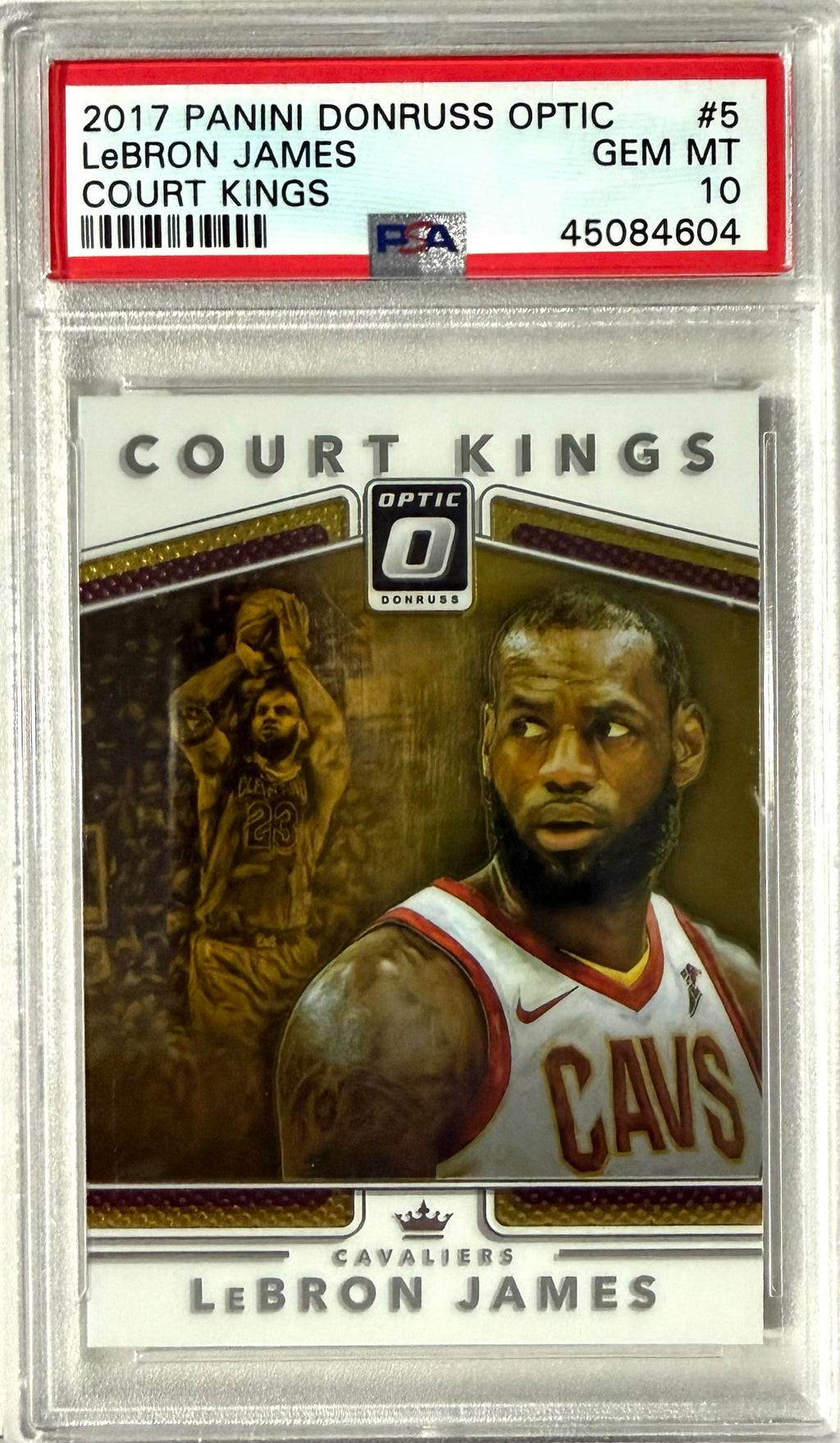 2017-18 Donruss Optic Optic #5 LeBron James PSA 10