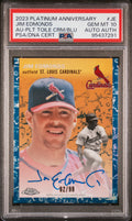 2023 Topps Chrome Platinum Anniv Autographs #JE Jim Edmonds PSA 10 POP 1 82/99