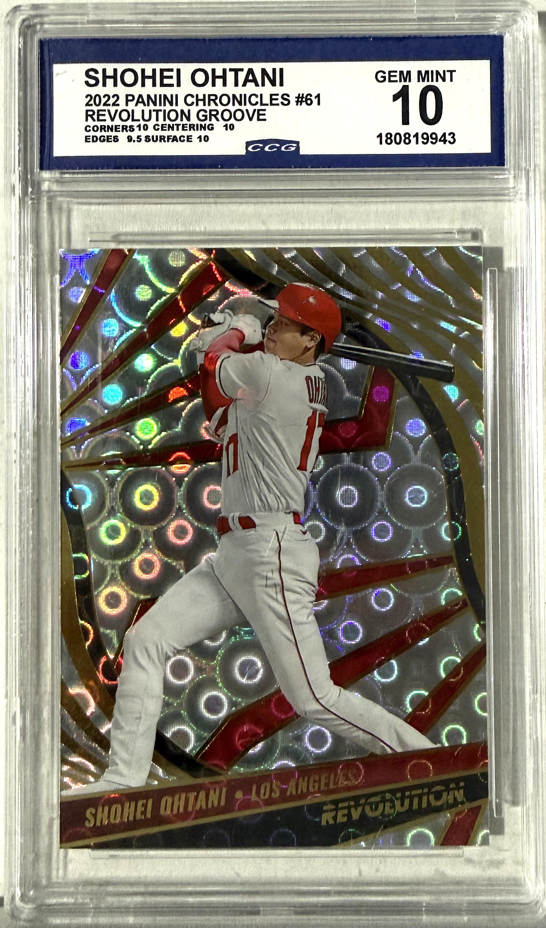 2022 Panini Chronicles #61 Shohei Ohtani Revolution Groove Other 10