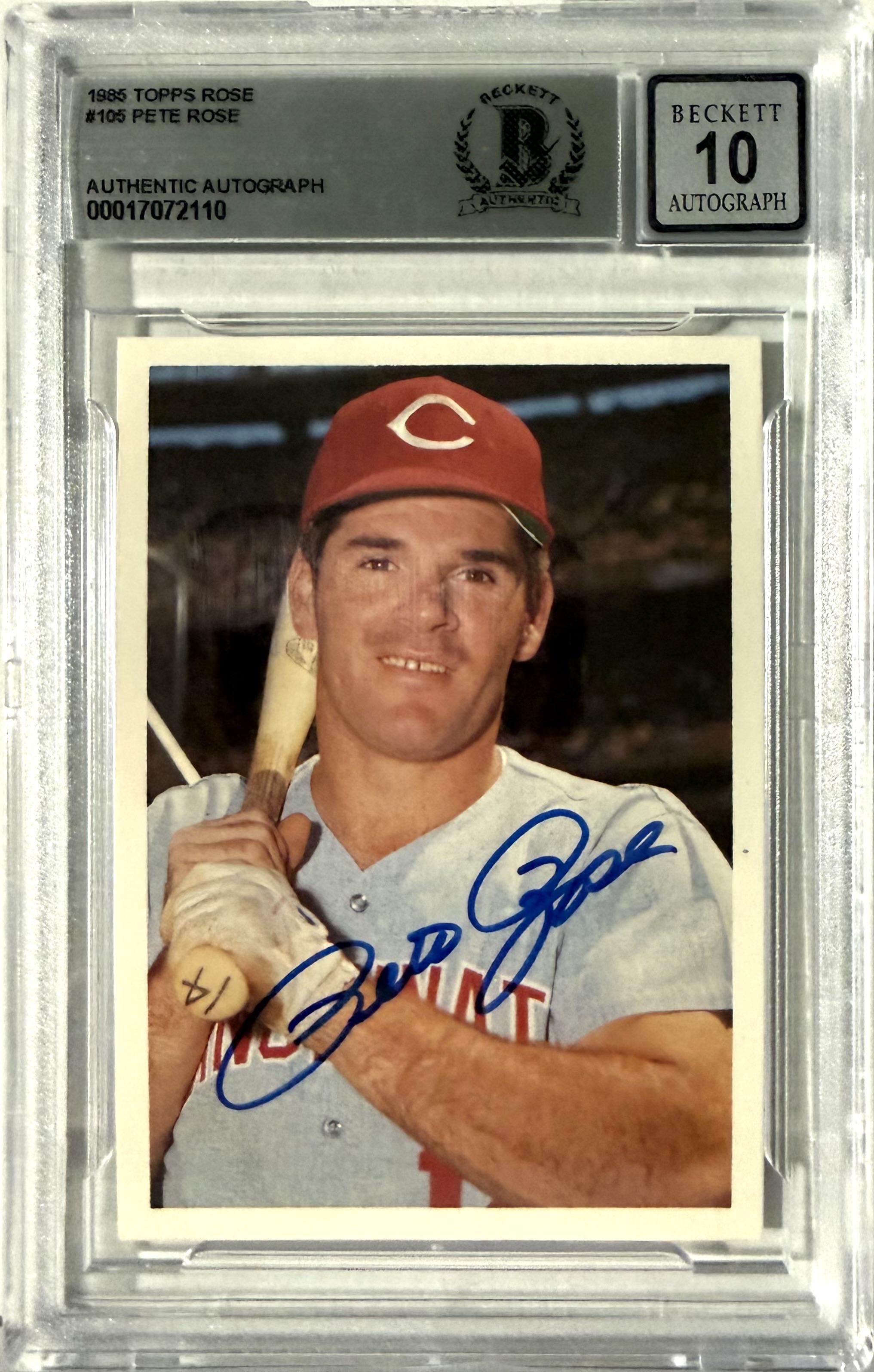 1985 Topps Pete Rose #105 Pete Rose