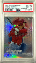 2018 Topps Chrome Update #IA-SO Shohei Ohtani An International Affair PSA 10