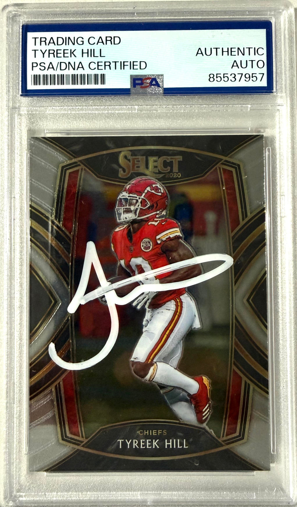 2020 Panini Select Select #223 Tyreek Hill PSA Authentic