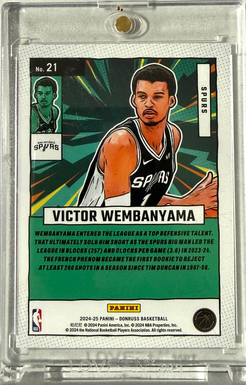 2024-25 Donruss Donruss #21 Victor Wembanyama
