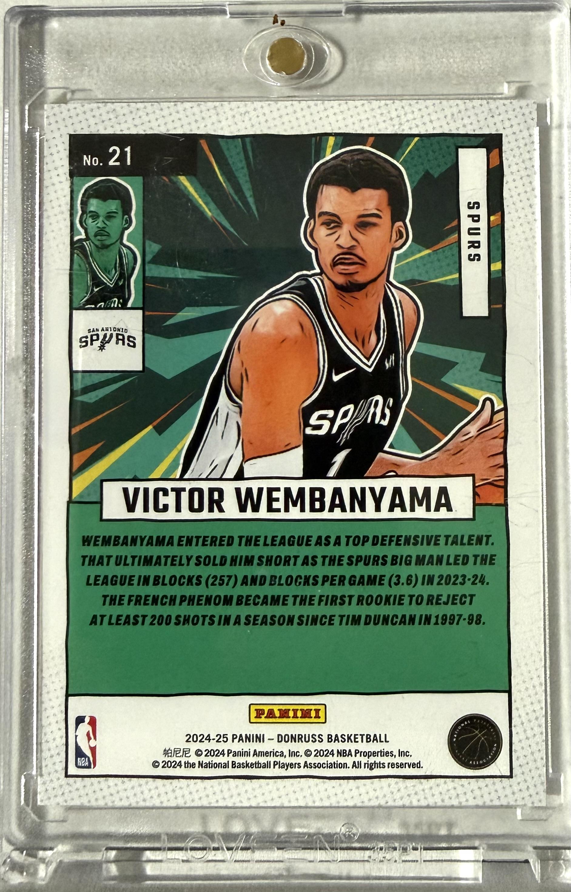 2024-25 Donruss Donruss #21 Victor Wembanyama