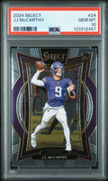 2024 Panini Select #24 Jj Mccarthy PSA 10