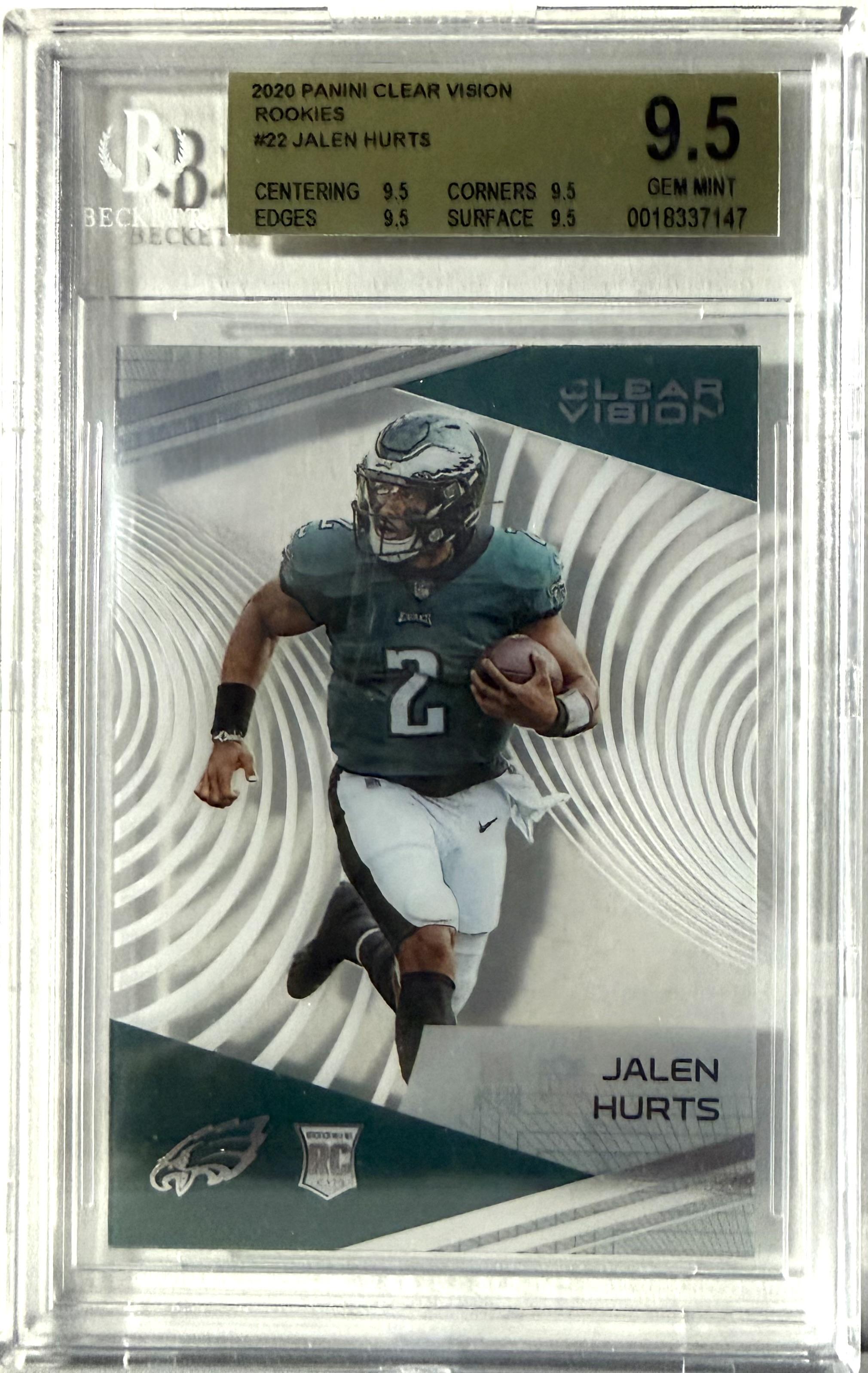 2020 Panini Chronicles Panini #CV-22 Jalen Hurts BGS 9.5