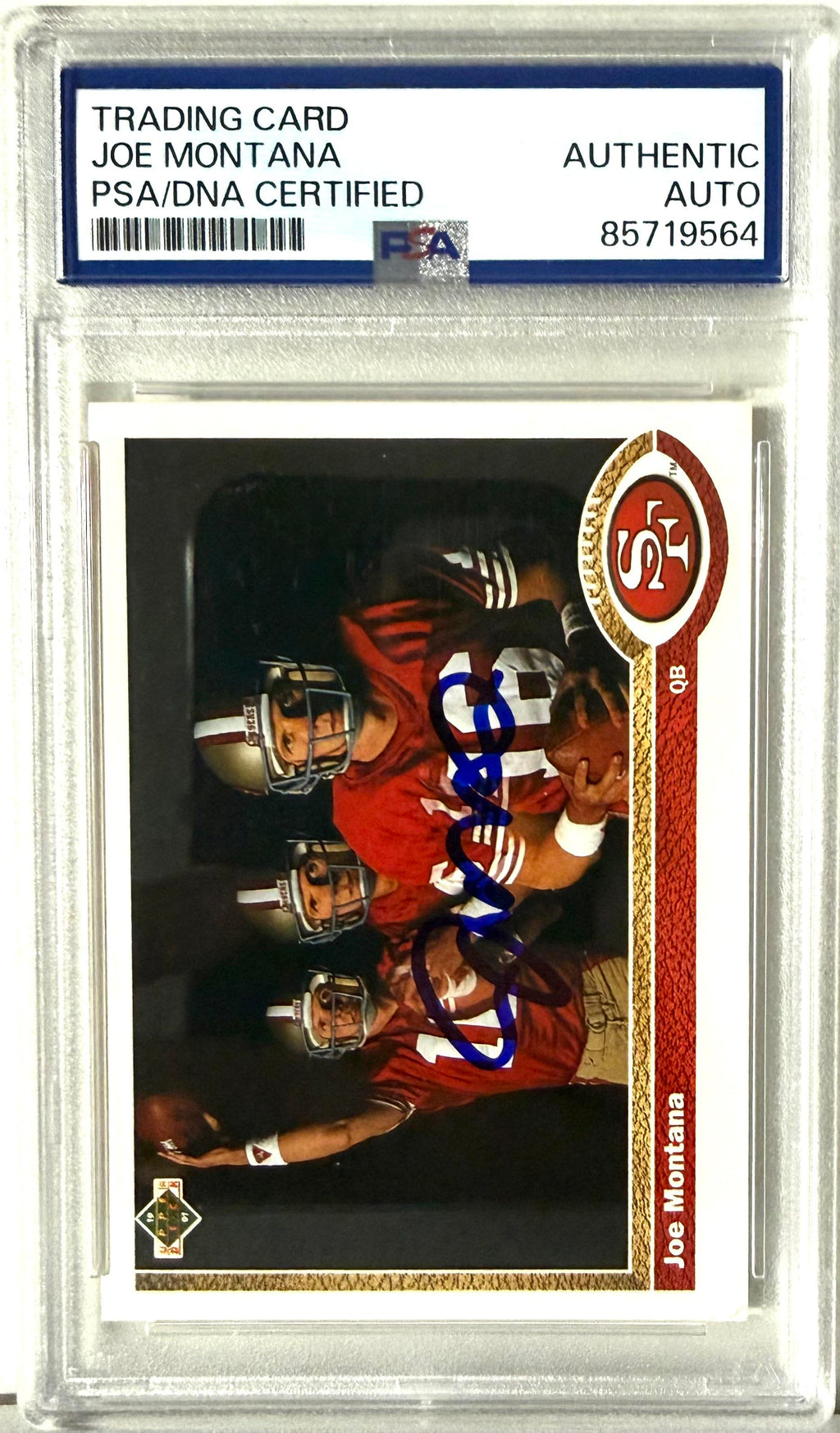 1991 Upper Deck #54 Joe Montana PSA Auto