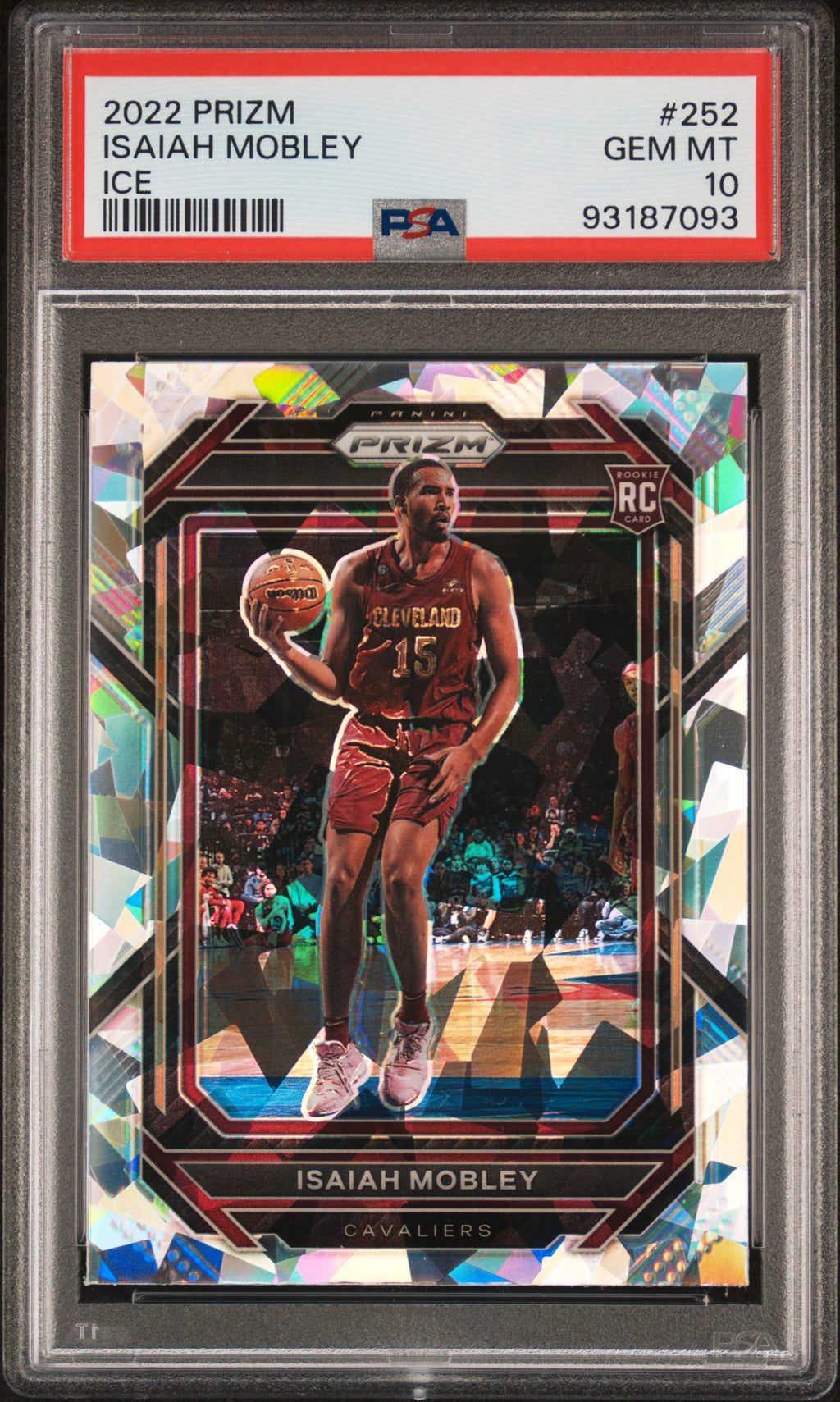 2022 Panini Prizm #252 Isaiah Mobley PSA 10