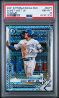2021 Bowman Mega Box Chrome #BCP1 Bobby Witt Jr. PSA 10