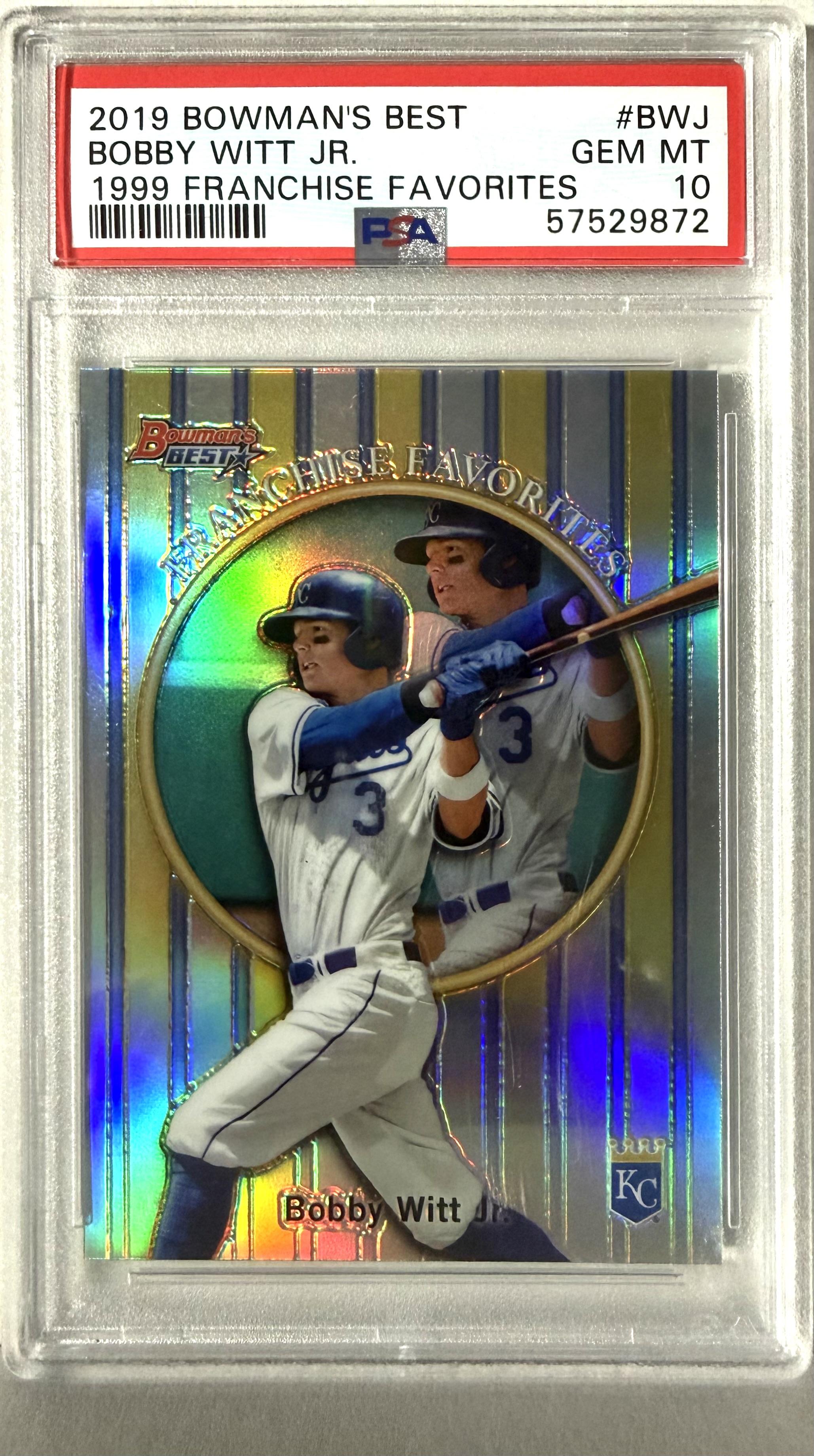 2019 Bowman's Best Bowman #99FF-BWJ Bobby Witt Jr. PSA 10