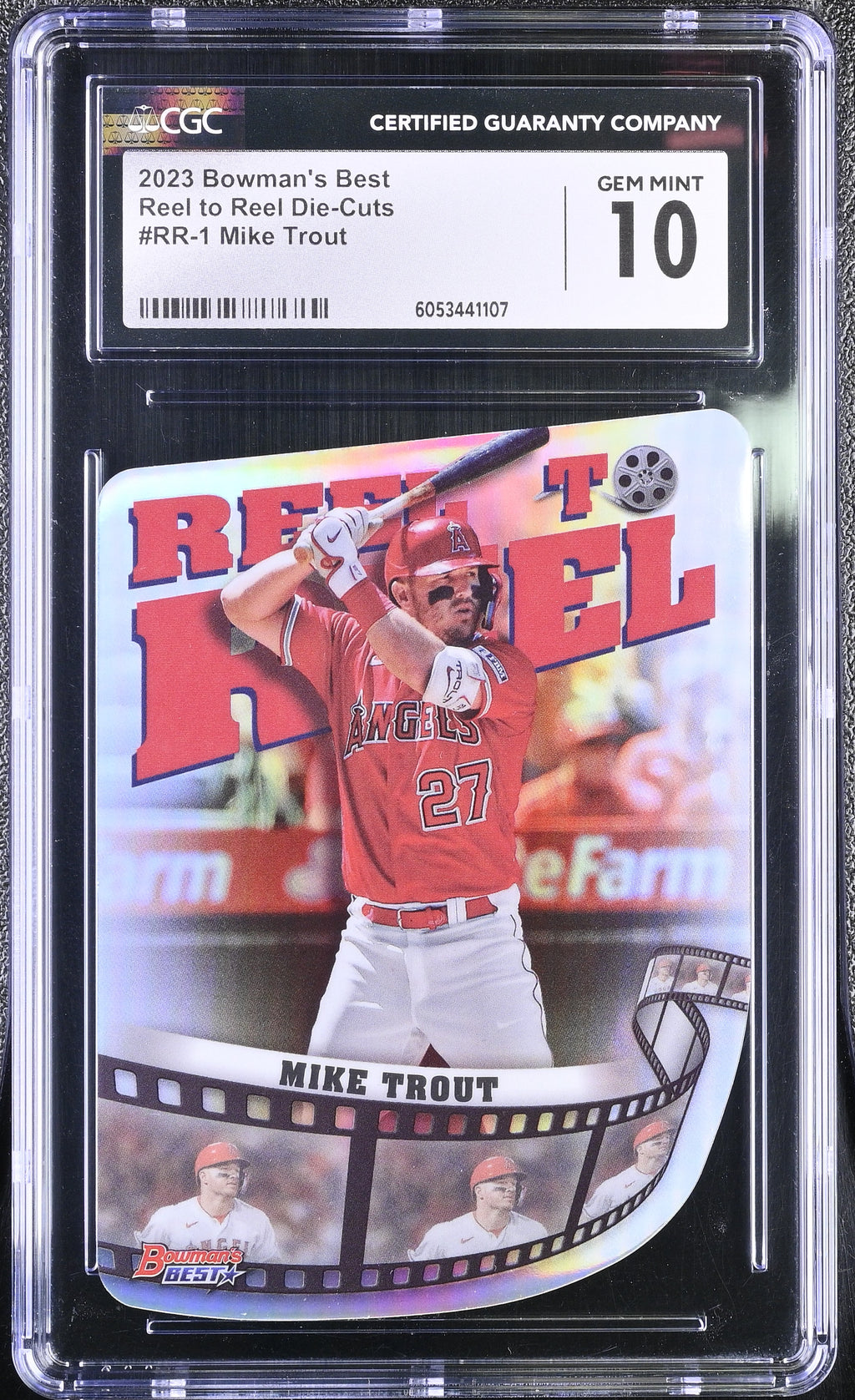 #RR-1 Mike Trout Reel to Reel Die-Cuts CGC 10